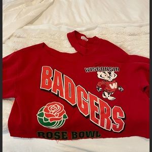 ONE OF A KIND Rose Bowl Vintage Wisconsin (Badgers) sweatshirt